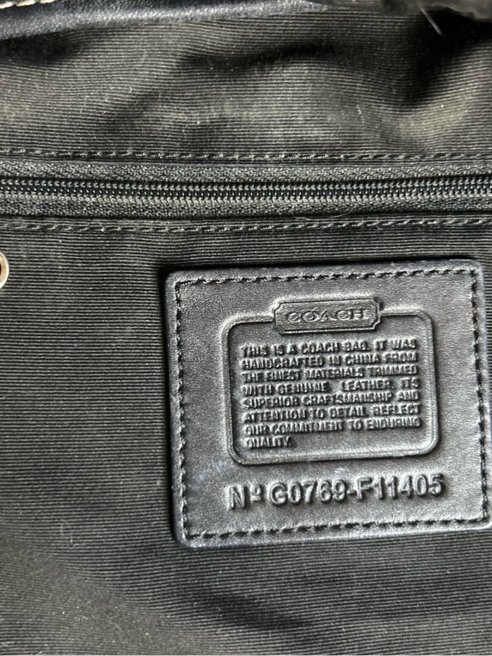 Coach Black Soho Sgnature C Patchwork with Rivets Bag and Wristlet 2007 F11405 - Picture 3 of 8